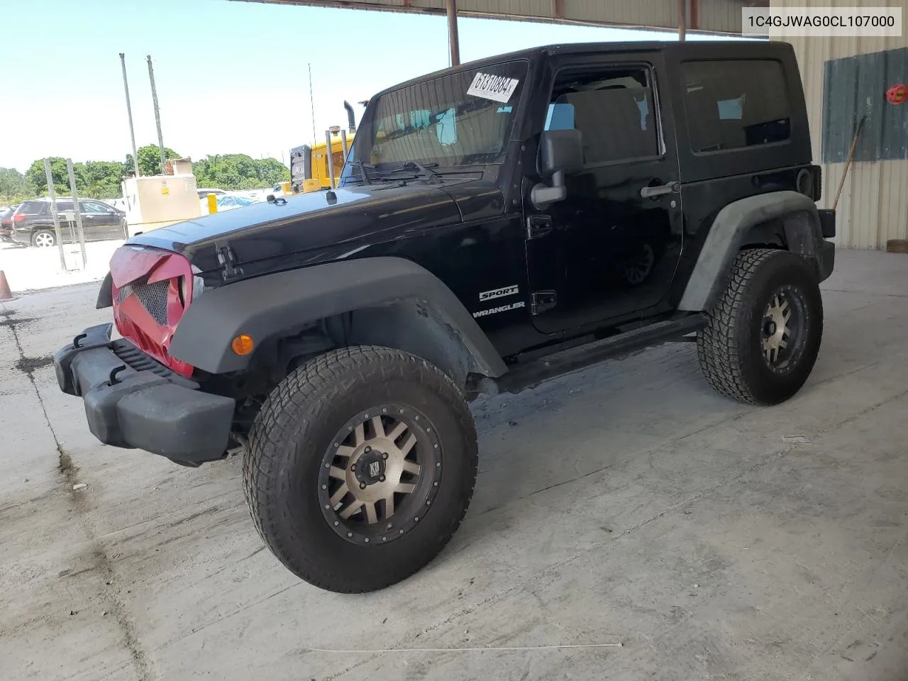 2012 Jeep Wrangler Sport VIN: 1C4GJWAG0CL107000 Lot: 61310884