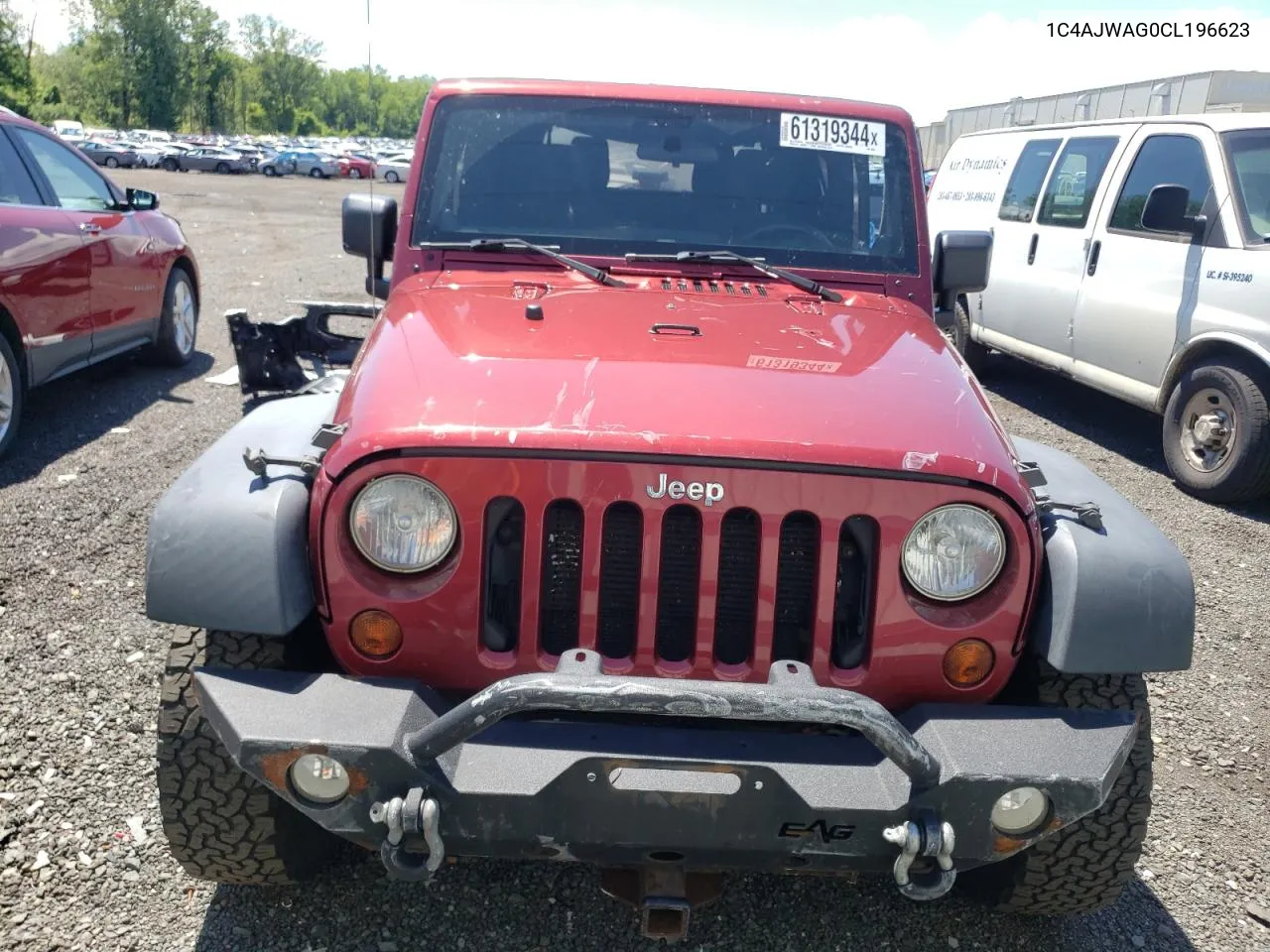 2012 Jeep Wrangler Sport VIN: 1C4AJWAG0CL196623 Lot: 61319344