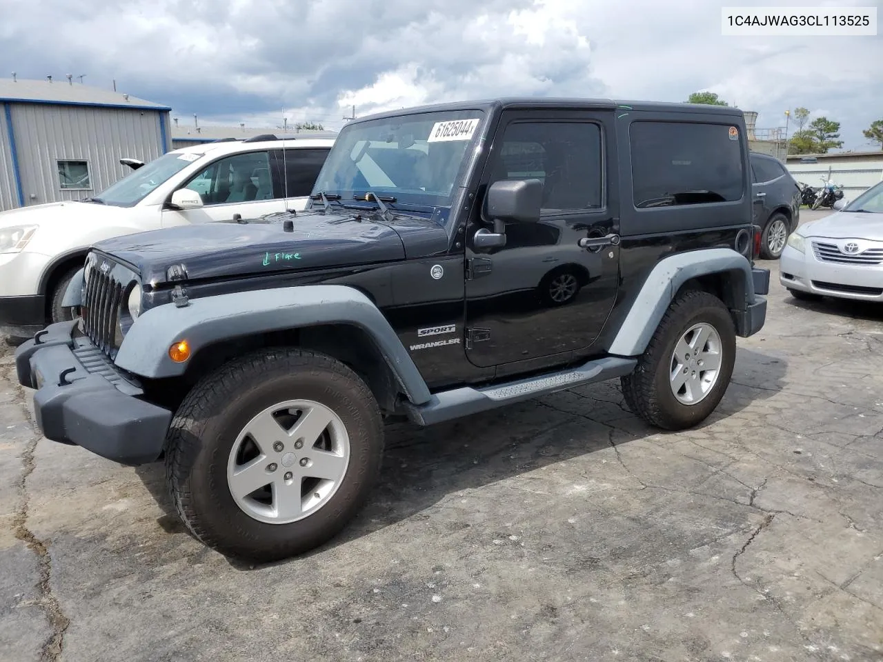 2012 Jeep Wrangler Sport VIN: 1C4AJWAG3CL113525 Lot: 61625044