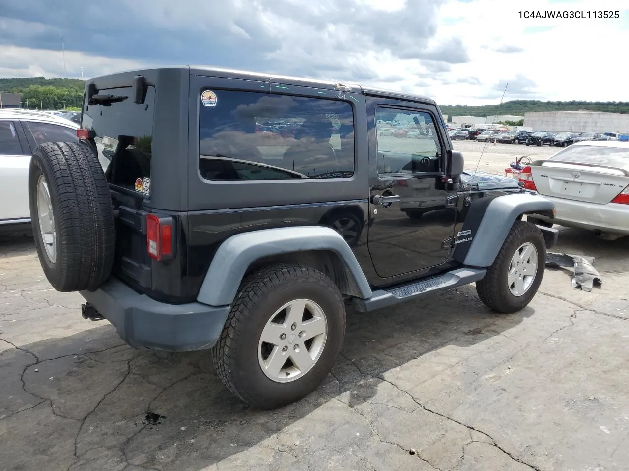 1C4AJWAG3CL113525 2012 Jeep Wrangler Sport