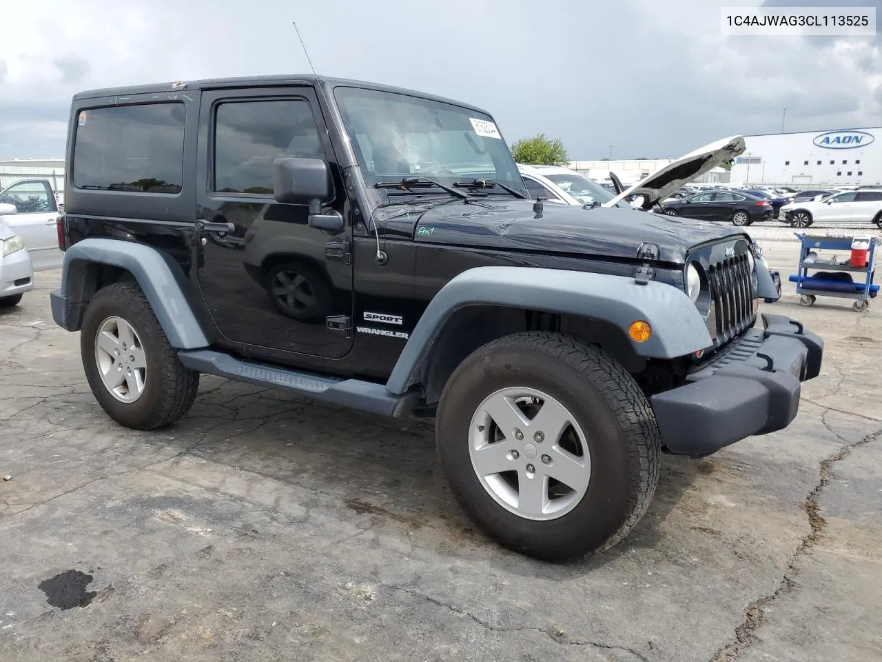 2012 Jeep Wrangler Sport VIN: 1C4AJWAG3CL113525 Lot: 61625044