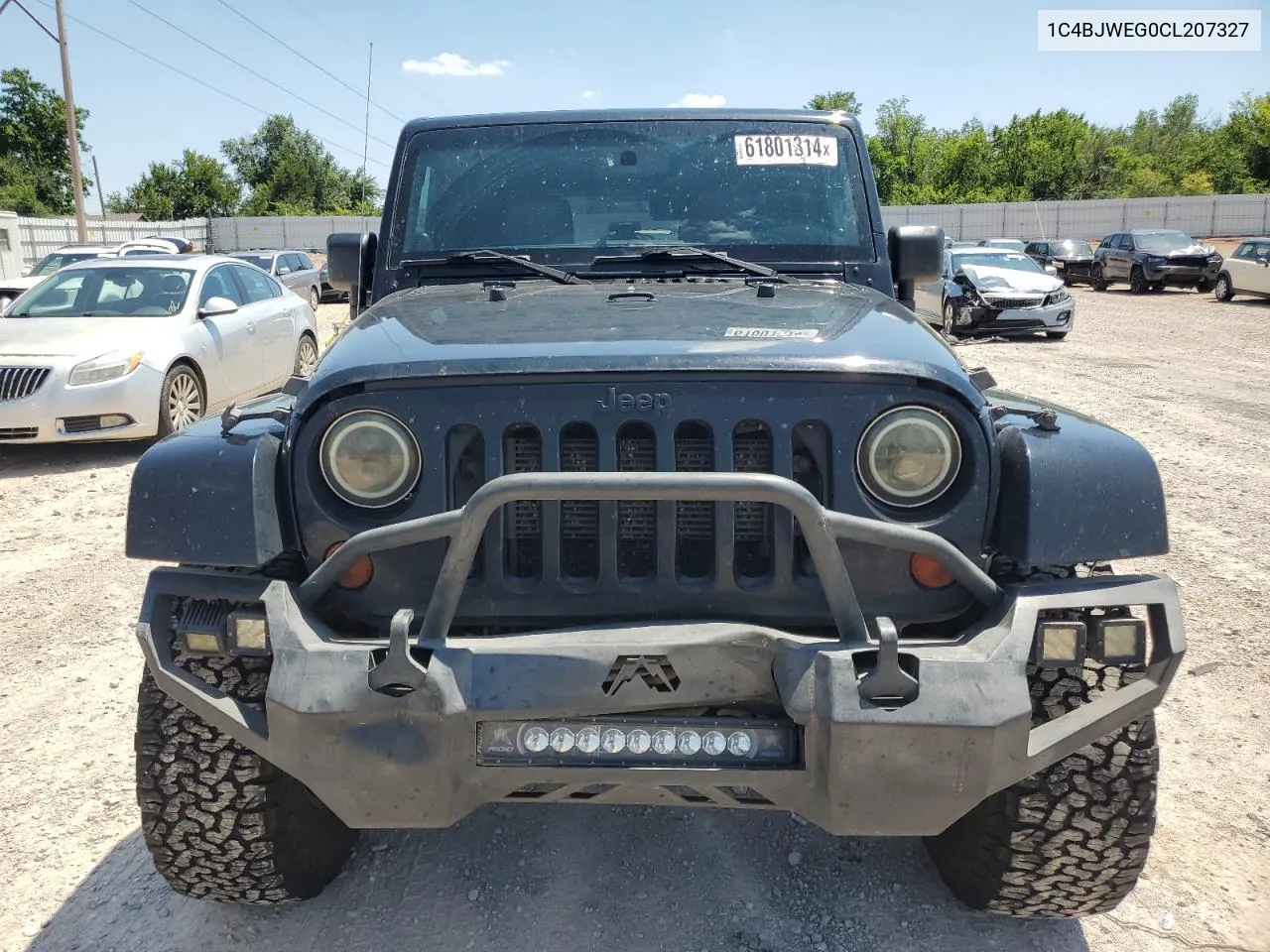 2012 Jeep Wrangler Unlimited Sahara VIN: 1C4BJWEG0CL207327 Lot: 61801314