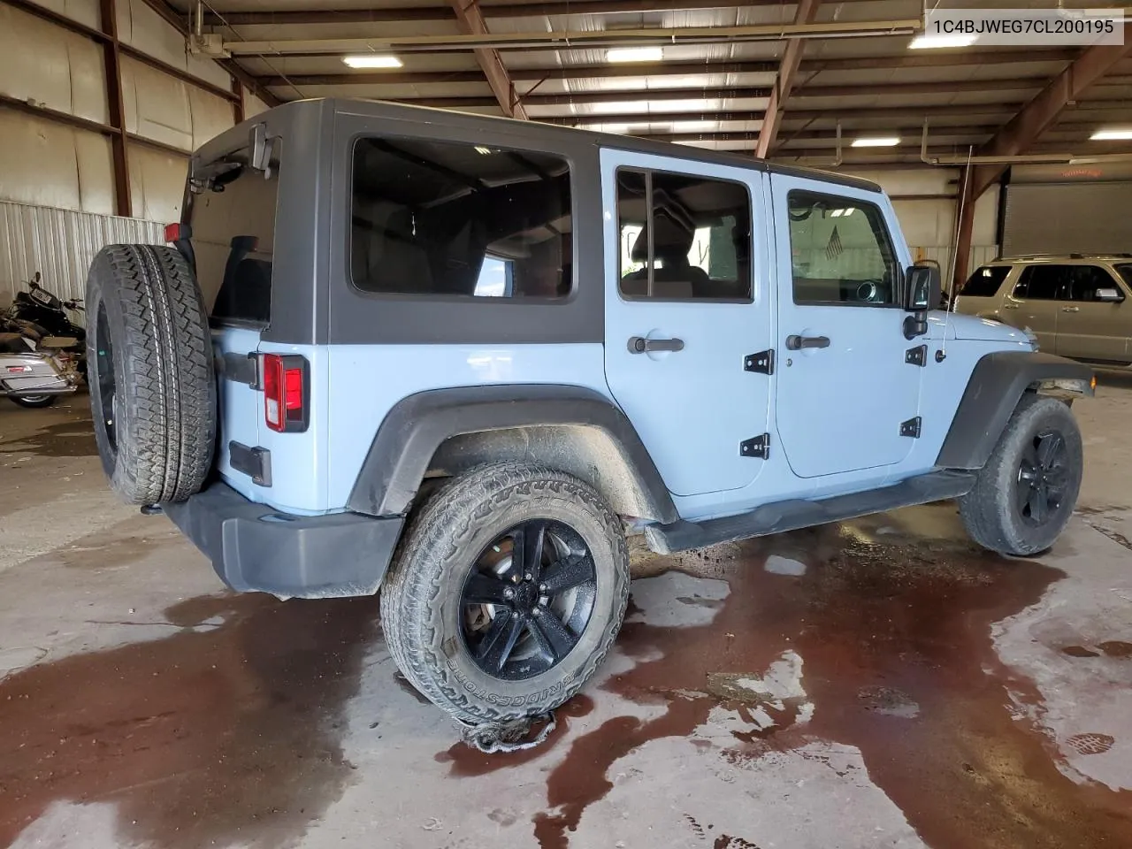 2012 Jeep Wrangler Unlimited Sahara VIN: 1C4BJWEG7CL200195 Lot: 61854964