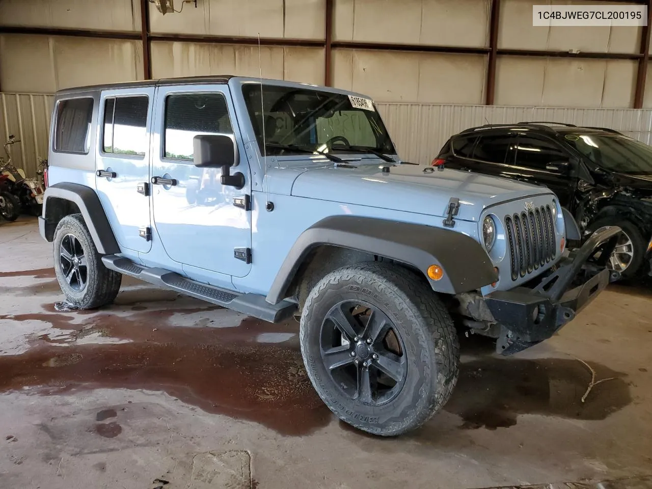 2012 Jeep Wrangler Unlimited Sahara VIN: 1C4BJWEG7CL200195 Lot: 61854964