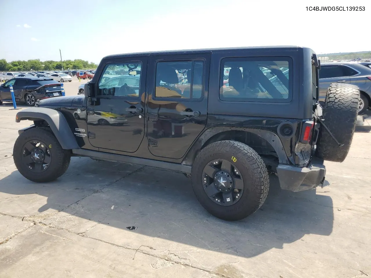 2012 Jeep Wrangler Unlimited Sport VIN: 1C4BJWDG5CL139253 Lot: 61906224