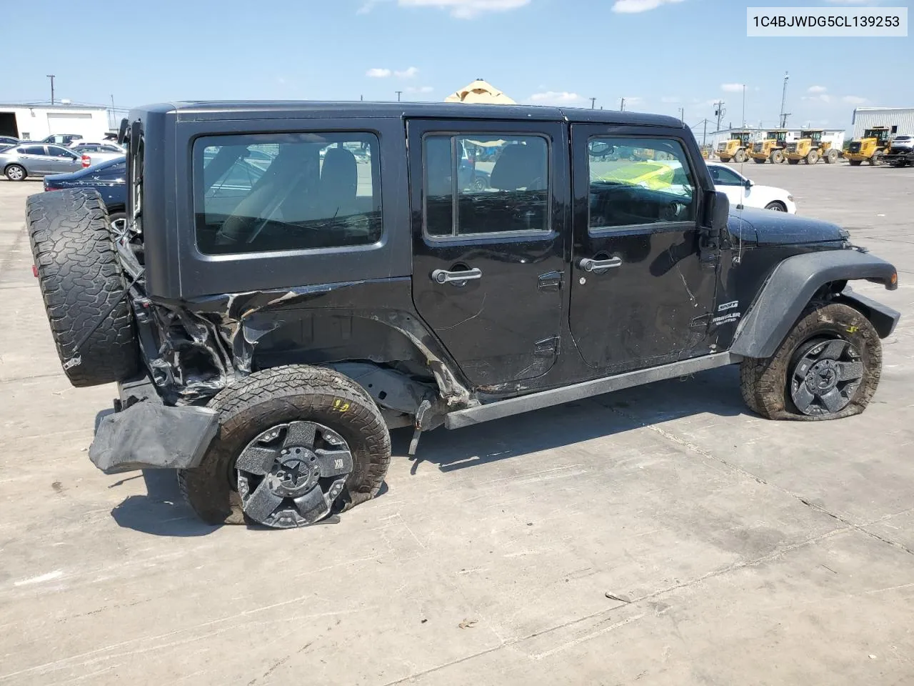 2012 Jeep Wrangler Unlimited Sport VIN: 1C4BJWDG5CL139253 Lot: 61906224