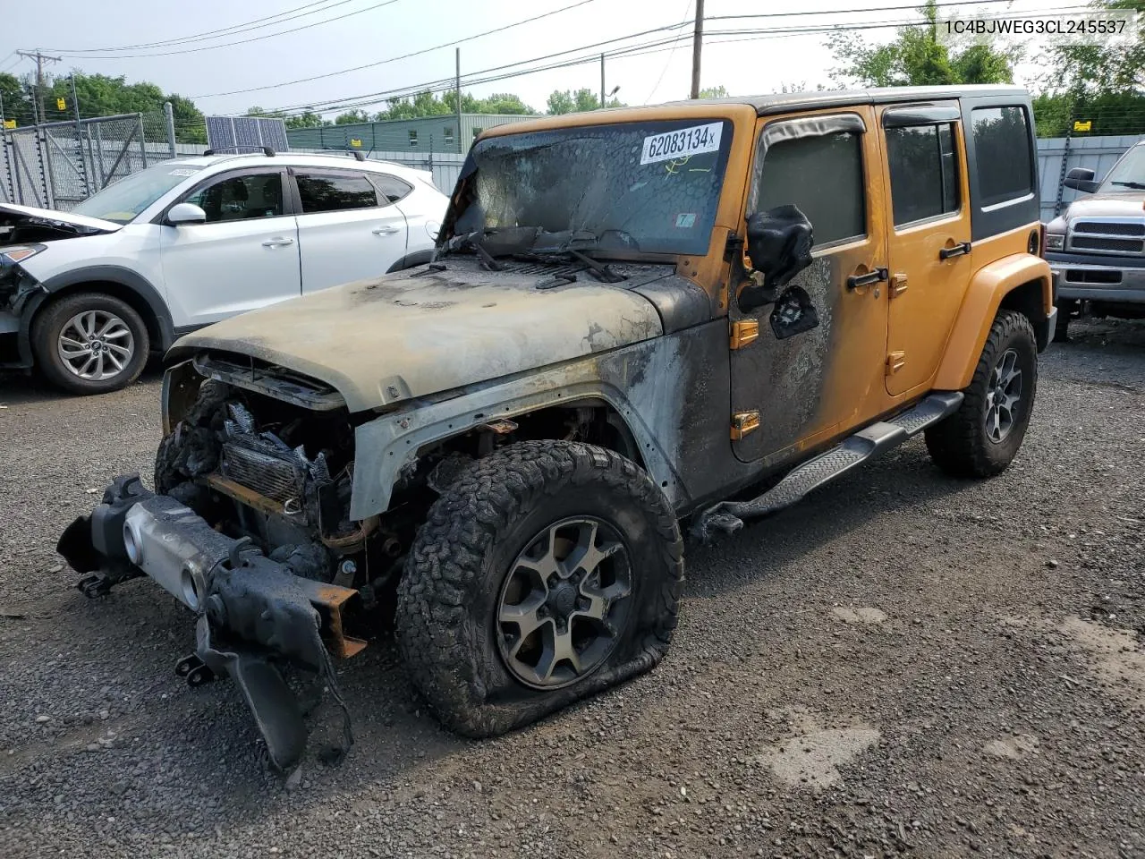 2012 Jeep Wrangler Unlimited Sahara VIN: 1C4BJWEG3CL245537 Lot: 62083134