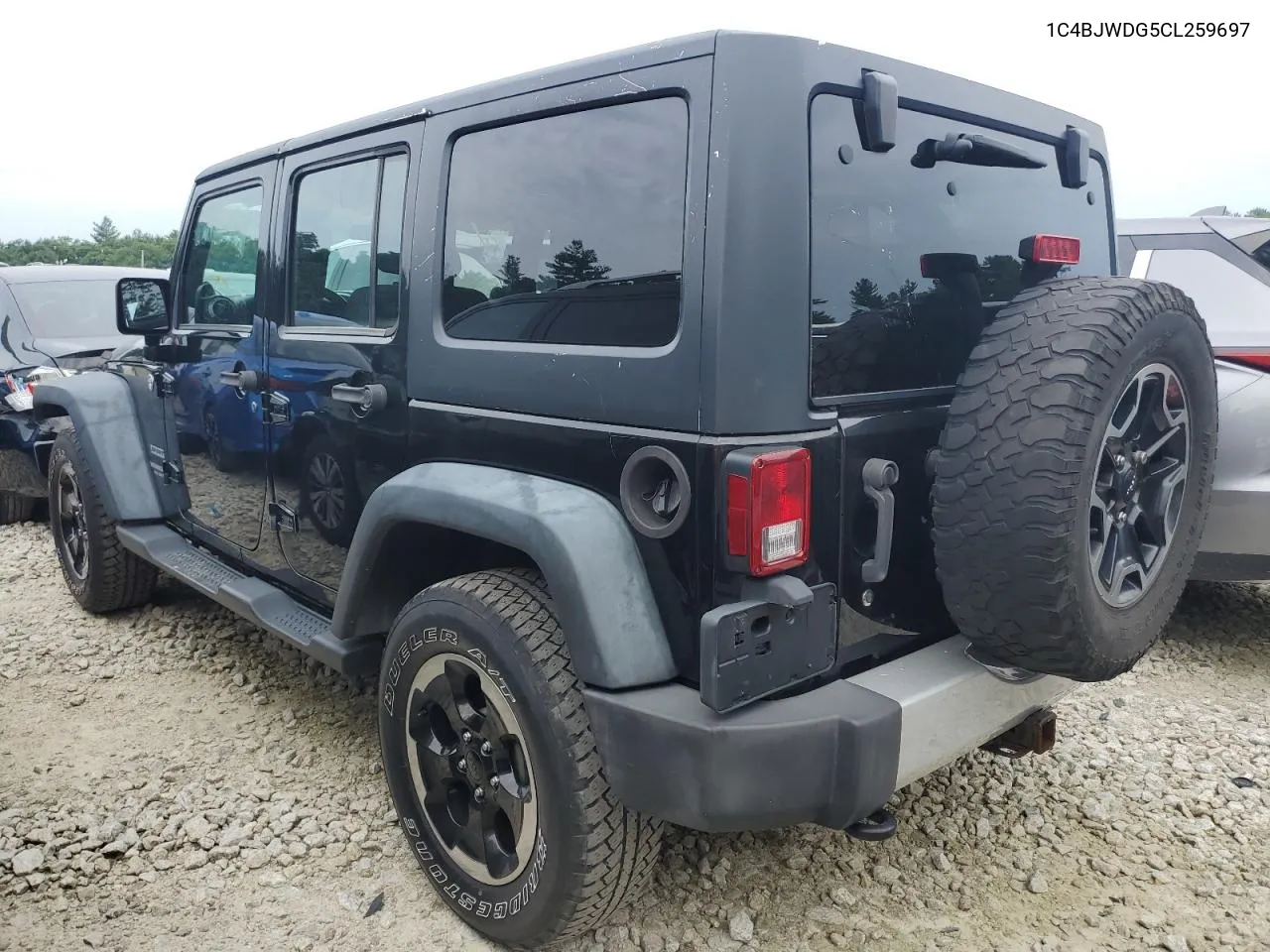 2012 Jeep Wrangler Unlimited Sport VIN: 1C4BJWDG5CL259697 Lot: 62291254