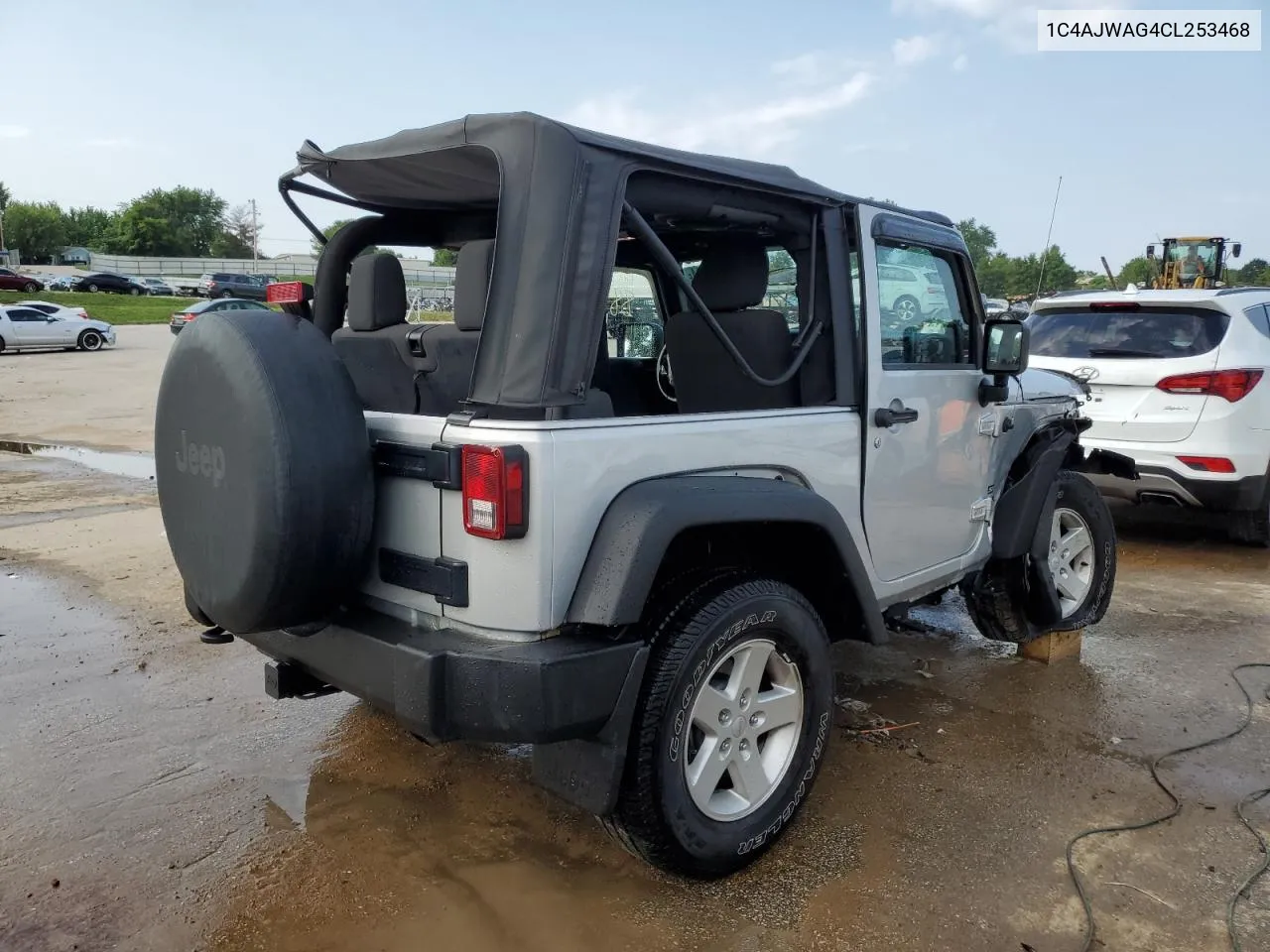 2012 Jeep Wrangler Sport VIN: 1C4AJWAG4CL253468 Lot: 62714734