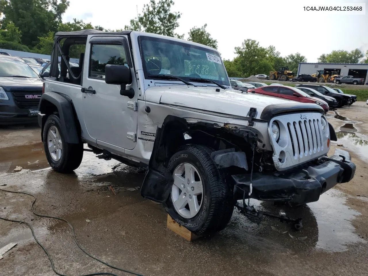 2012 Jeep Wrangler Sport VIN: 1C4AJWAG4CL253468 Lot: 62714734