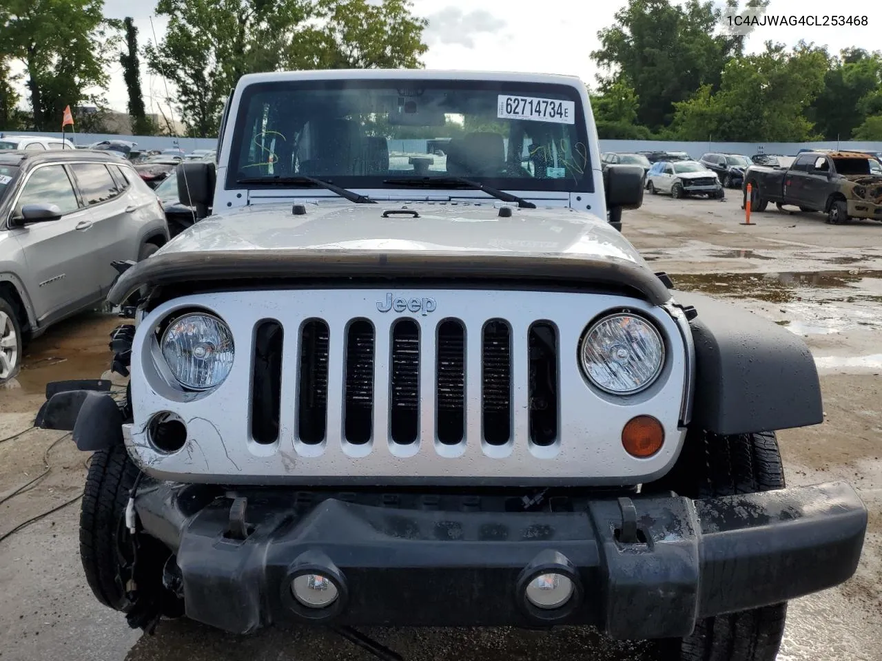 2012 Jeep Wrangler Sport VIN: 1C4AJWAG4CL253468 Lot: 62714734