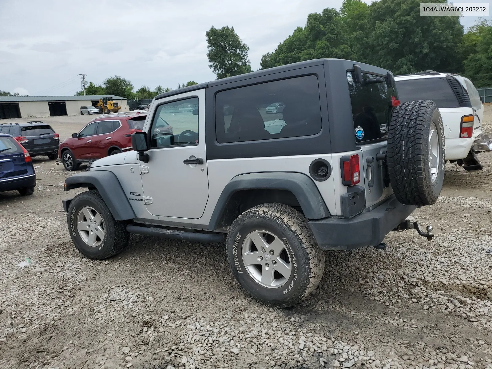 2012 Jeep Wrangler Sport VIN: 1C4AJWAG6CL203252 Lot: 63301754