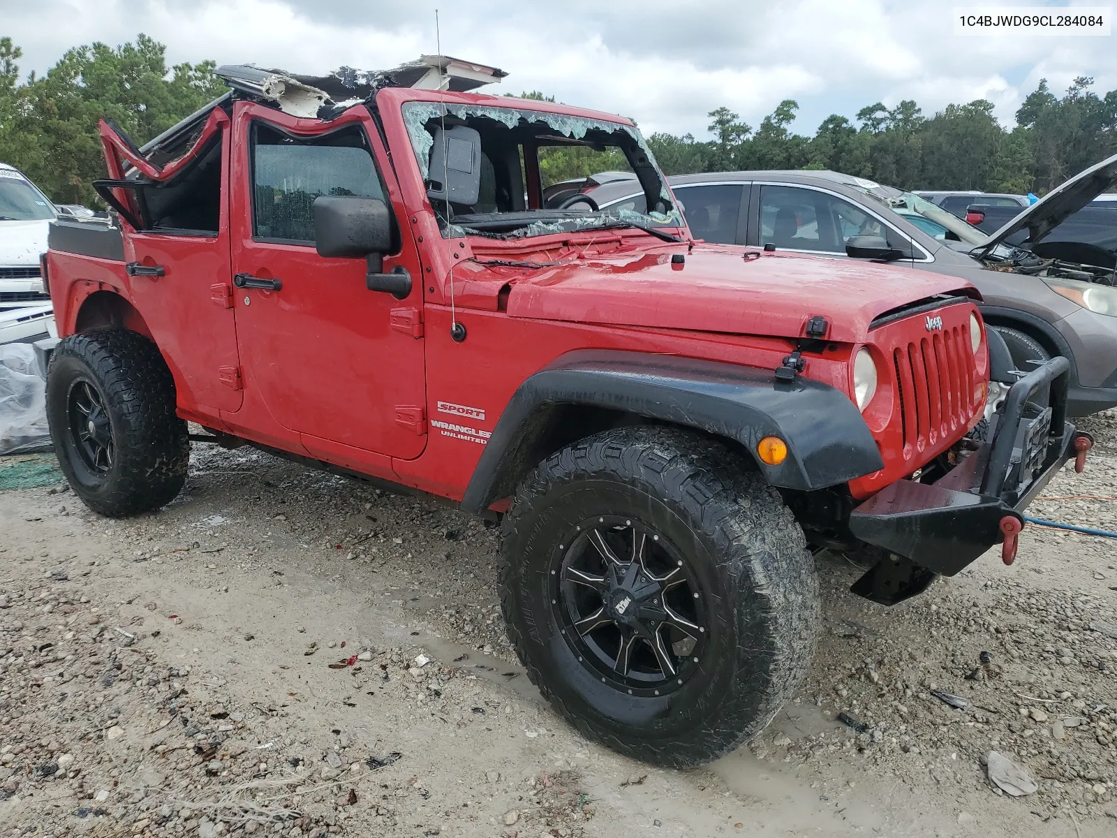 2012 Jeep Wrangler Unlimited Sport VIN: 1C4BJWDG9CL284084 Lot: 63800394