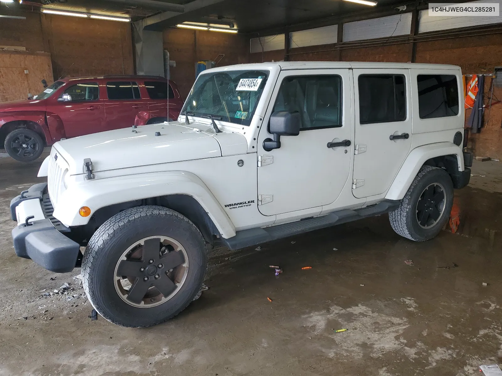 2012 Jeep Wrangler Unlimited Sahara VIN: 1C4HJWEG4CL285281 Lot: 64474854