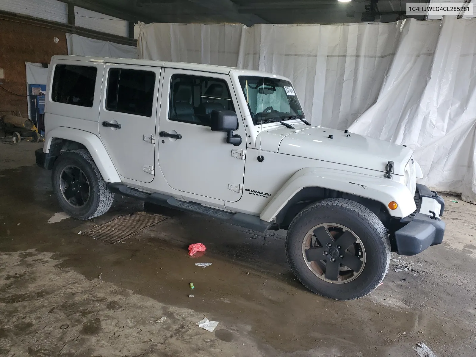 2012 Jeep Wrangler Unlimited Sahara VIN: 1C4HJWEG4CL285281 Lot: 64474854