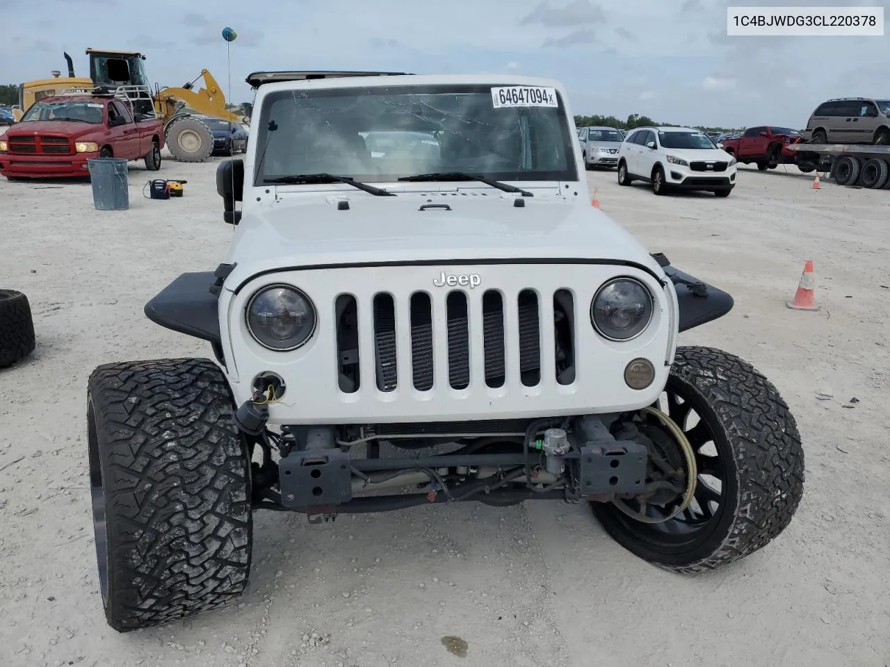 2012 Jeep Wrangler Unlimited Sport VIN: 1C4BJWDG3CL220378 Lot: 64647094