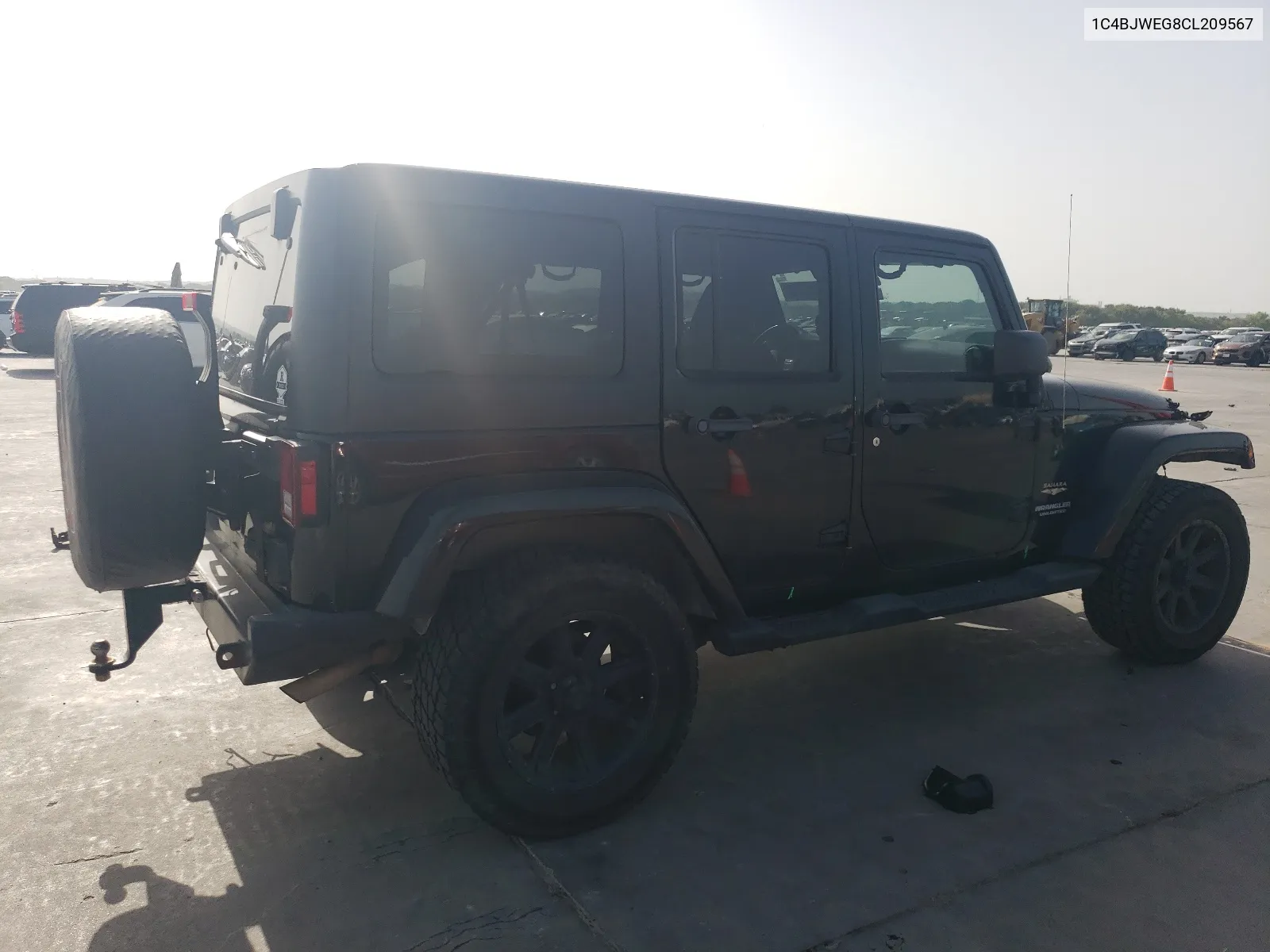 2012 Jeep Wrangler Unlimited Sahara VIN: 1C4BJWEG8CL209567 Lot: 65007784