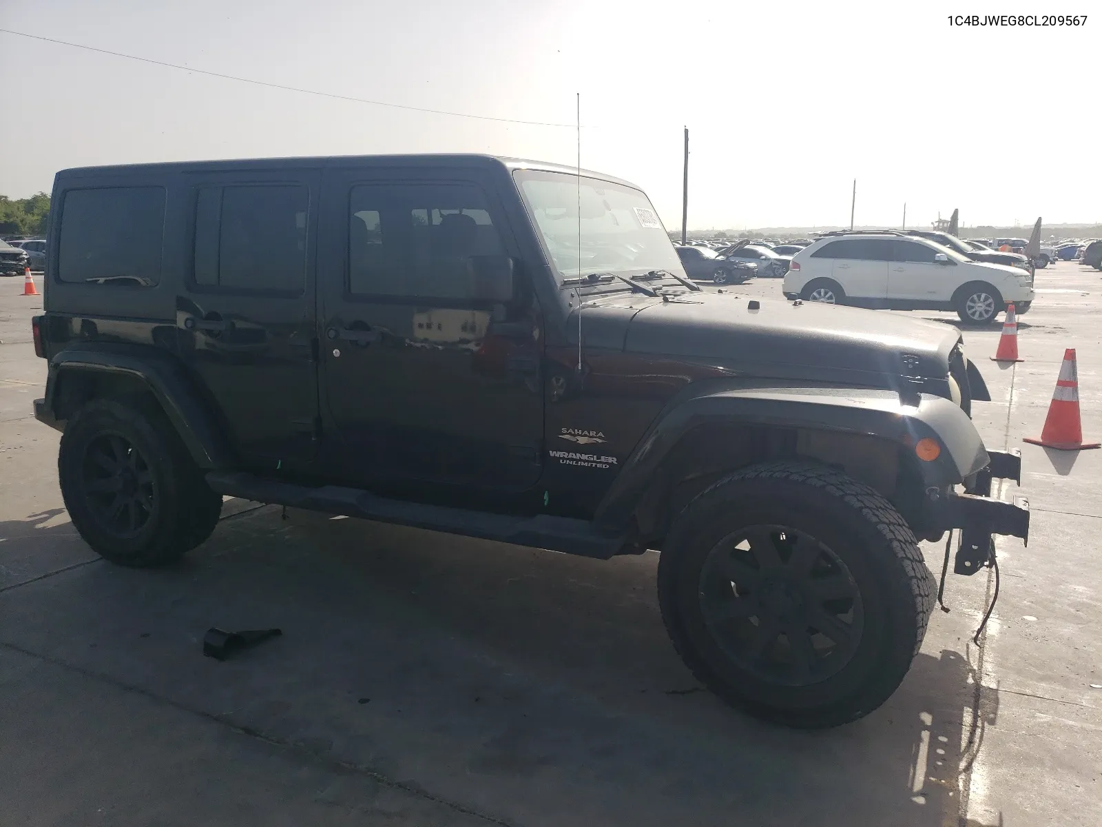 1C4BJWEG8CL209567 2012 Jeep Wrangler Unlimited Sahara