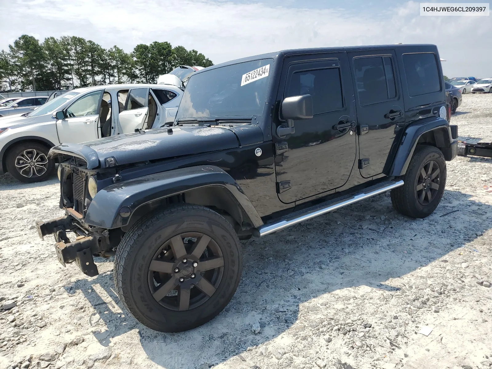 2012 Jeep Wrangler Unlimited Sahara VIN: 1C4HJWEG6CL209397 Lot: 65122434