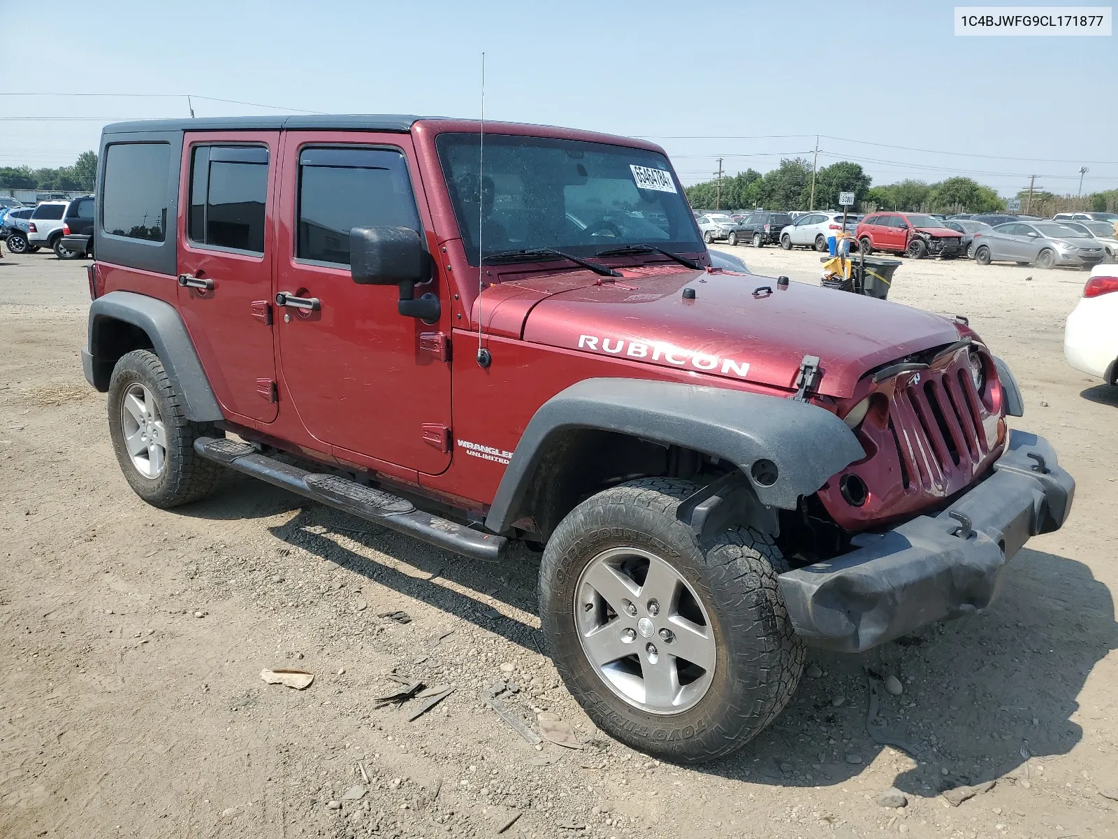 1C4BJWFG9CL171877 2012 Jeep Wrangler Unlimited Rubicon