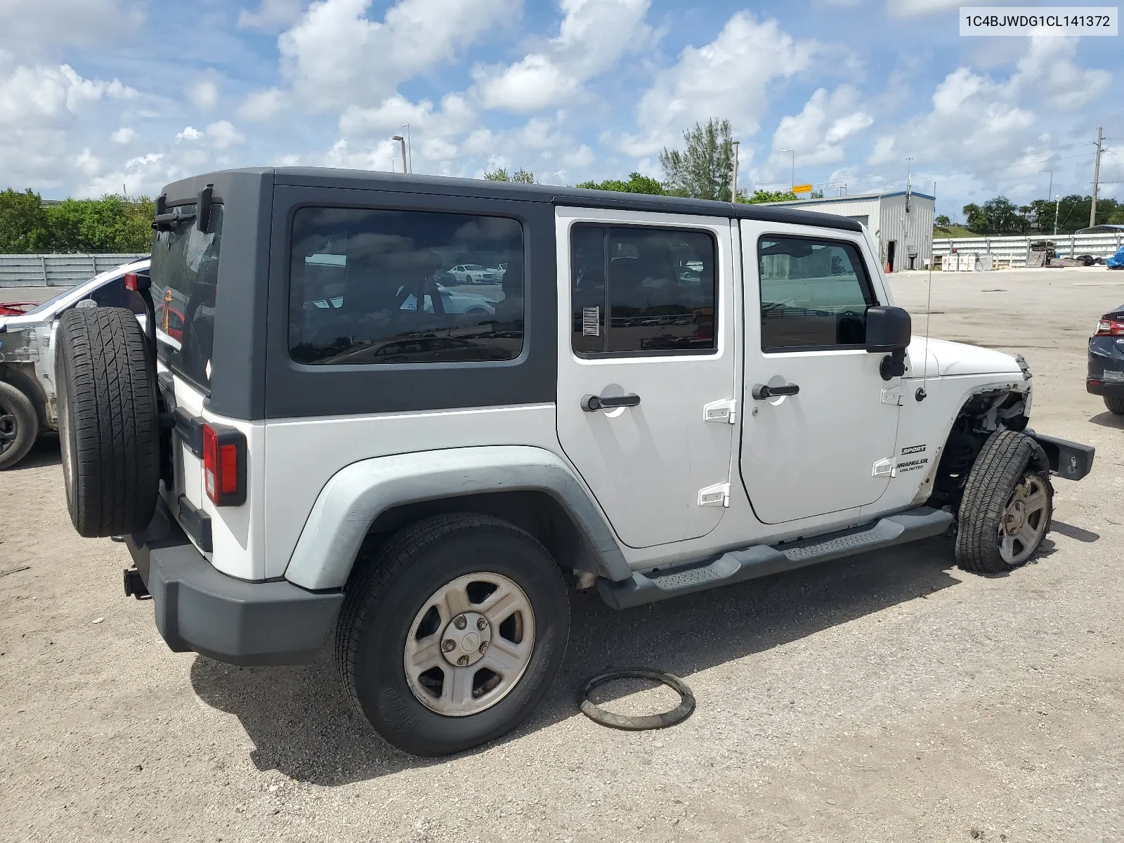 2012 Jeep Wrangler Unlimited Sport VIN: 1C4BJWDG1CL141372 Lot: 65678744