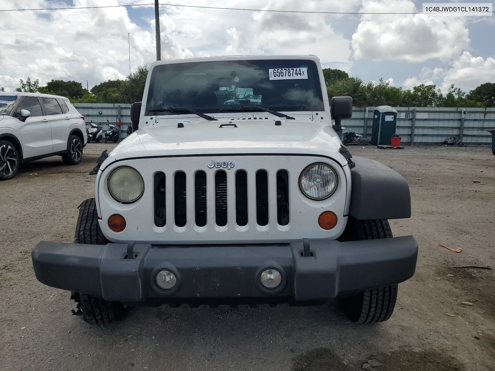 2012 Jeep Wrangler Unlimited Sport VIN: 1C4BJWDG1CL141372 Lot: 65678744