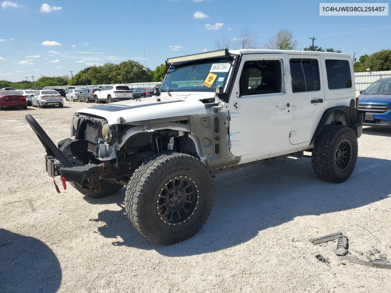 2012 Jeep Wrangler Unlimited Sahara VIN: 1C4HJWEG8CL255457 Lot: 66367264