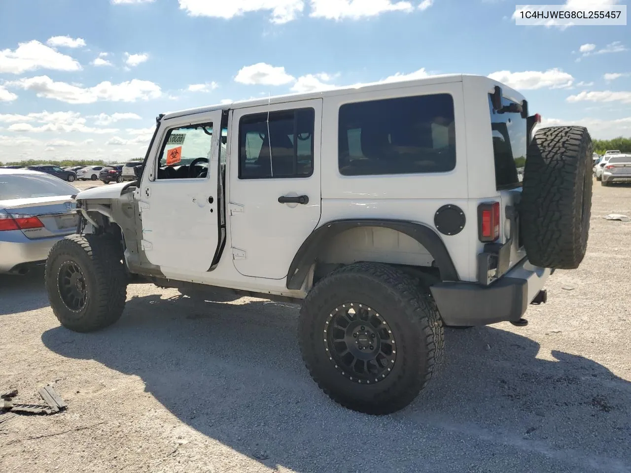 2012 Jeep Wrangler Unlimited Sahara VIN: 1C4HJWEG8CL255457 Lot: 66367264