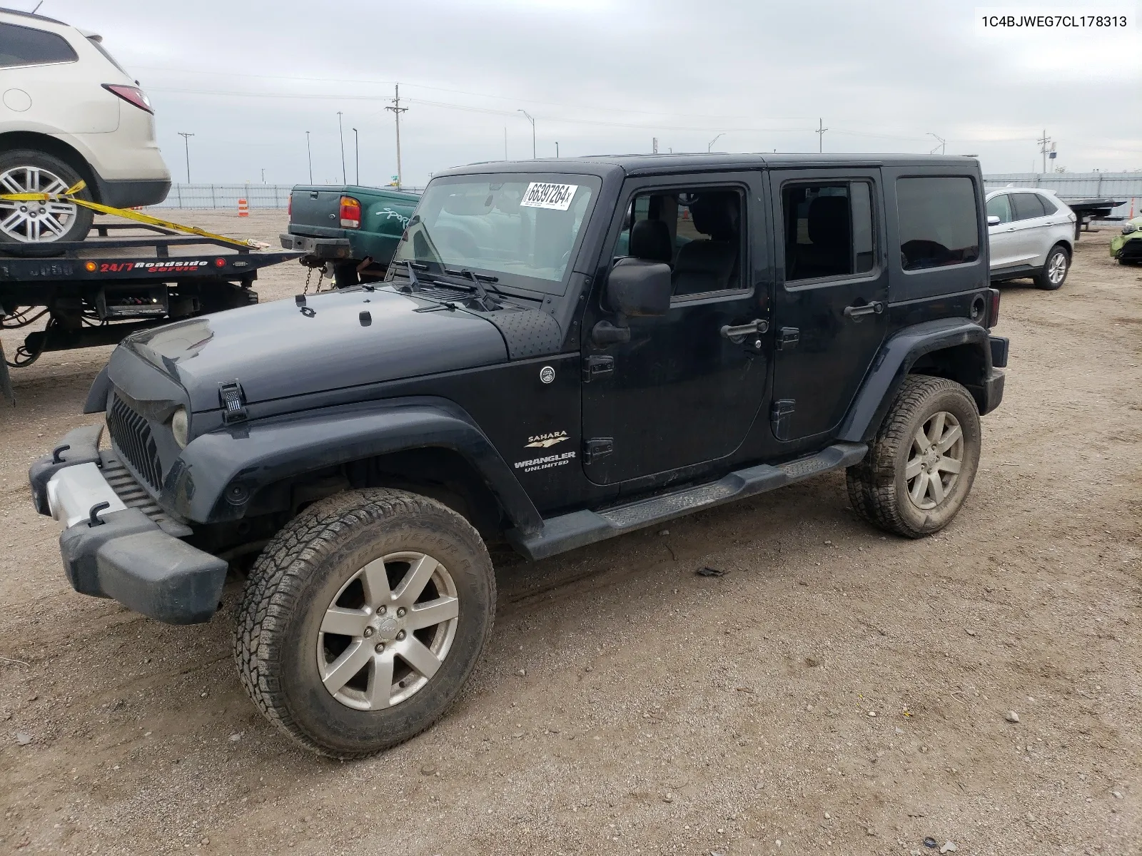 2012 Jeep Wrangler Unlimited Sahara VIN: 1C4BJWEG7CL178313 Lot: 66397264