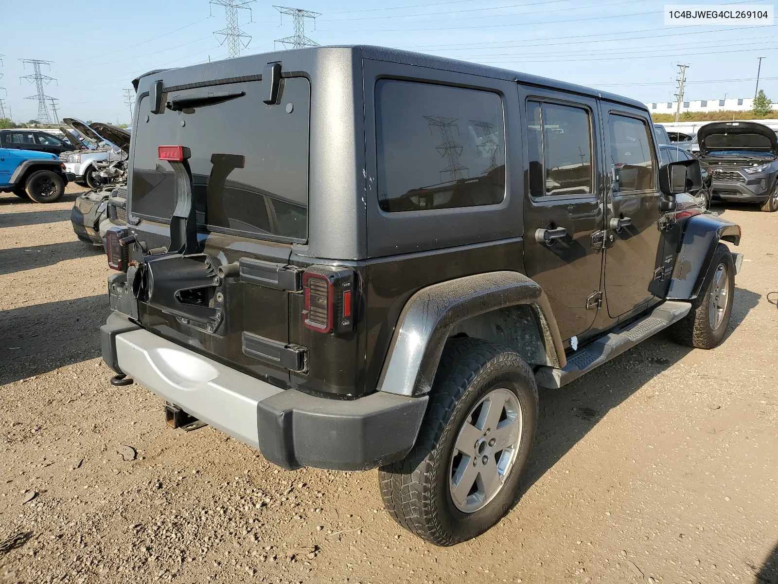 2012 Jeep Wrangler Unlimited Sahara VIN: 1C4BJWEG4CL269104 Lot: 66541114