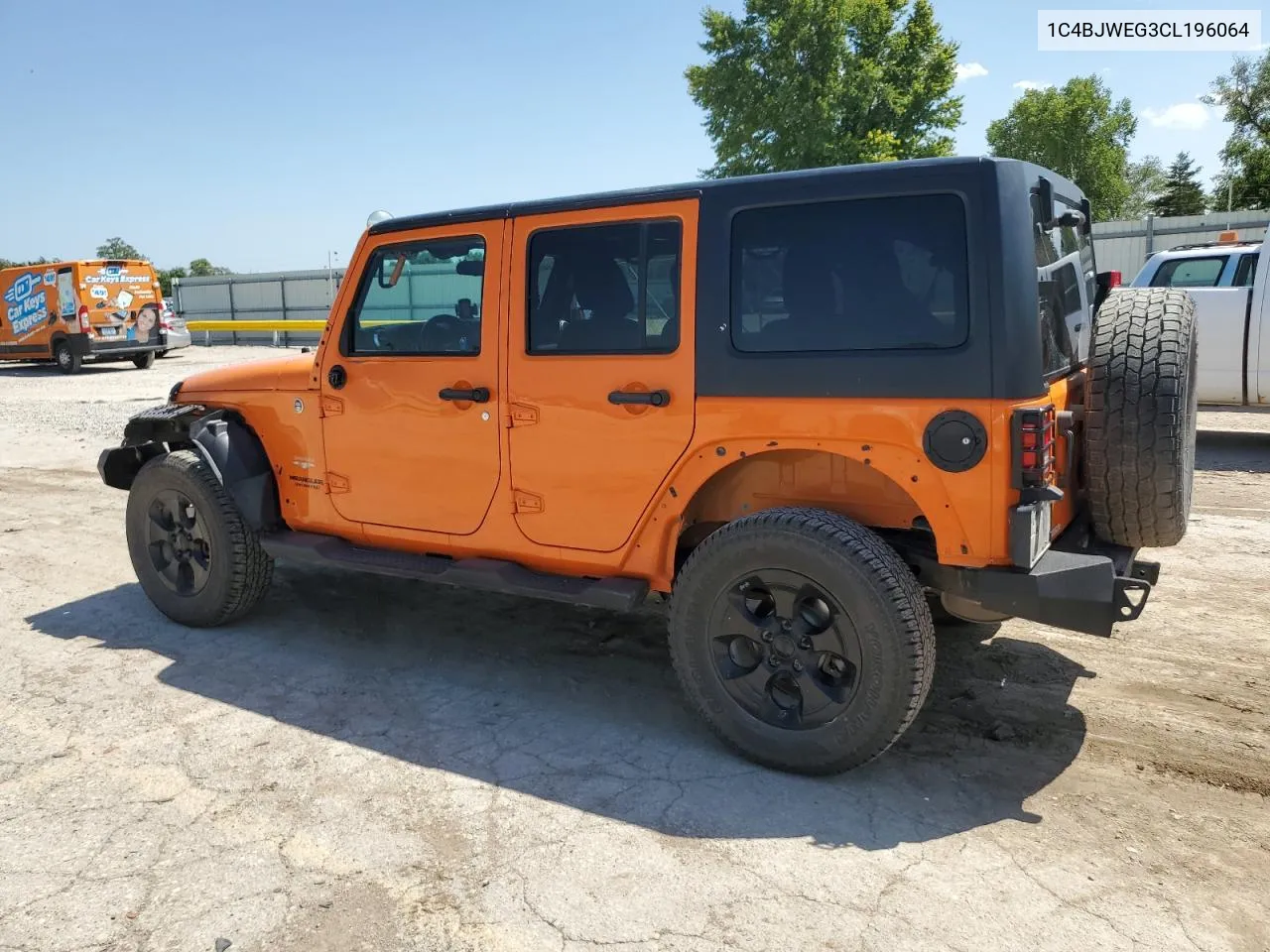 1C4BJWEG3CL196064 2012 Jeep Wrangler Unlimited Sahara