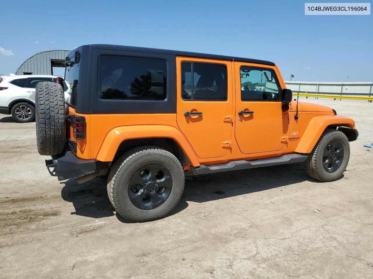 1C4BJWEG3CL196064 2012 Jeep Wrangler Unlimited Sahara