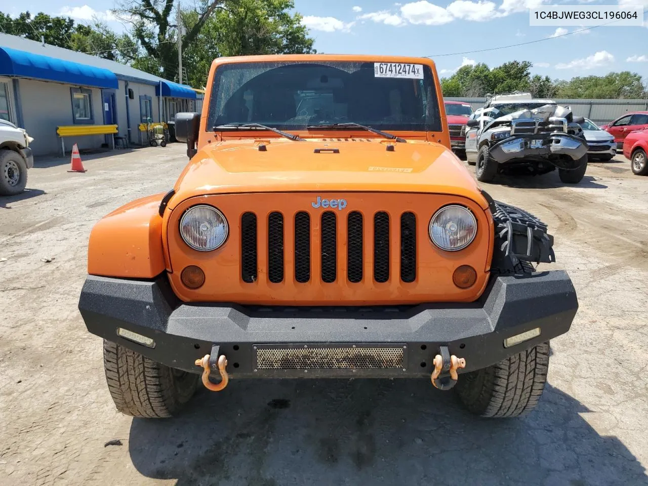 2012 Jeep Wrangler Unlimited Sahara VIN: 1C4BJWEG3CL196064 Lot: 67412474