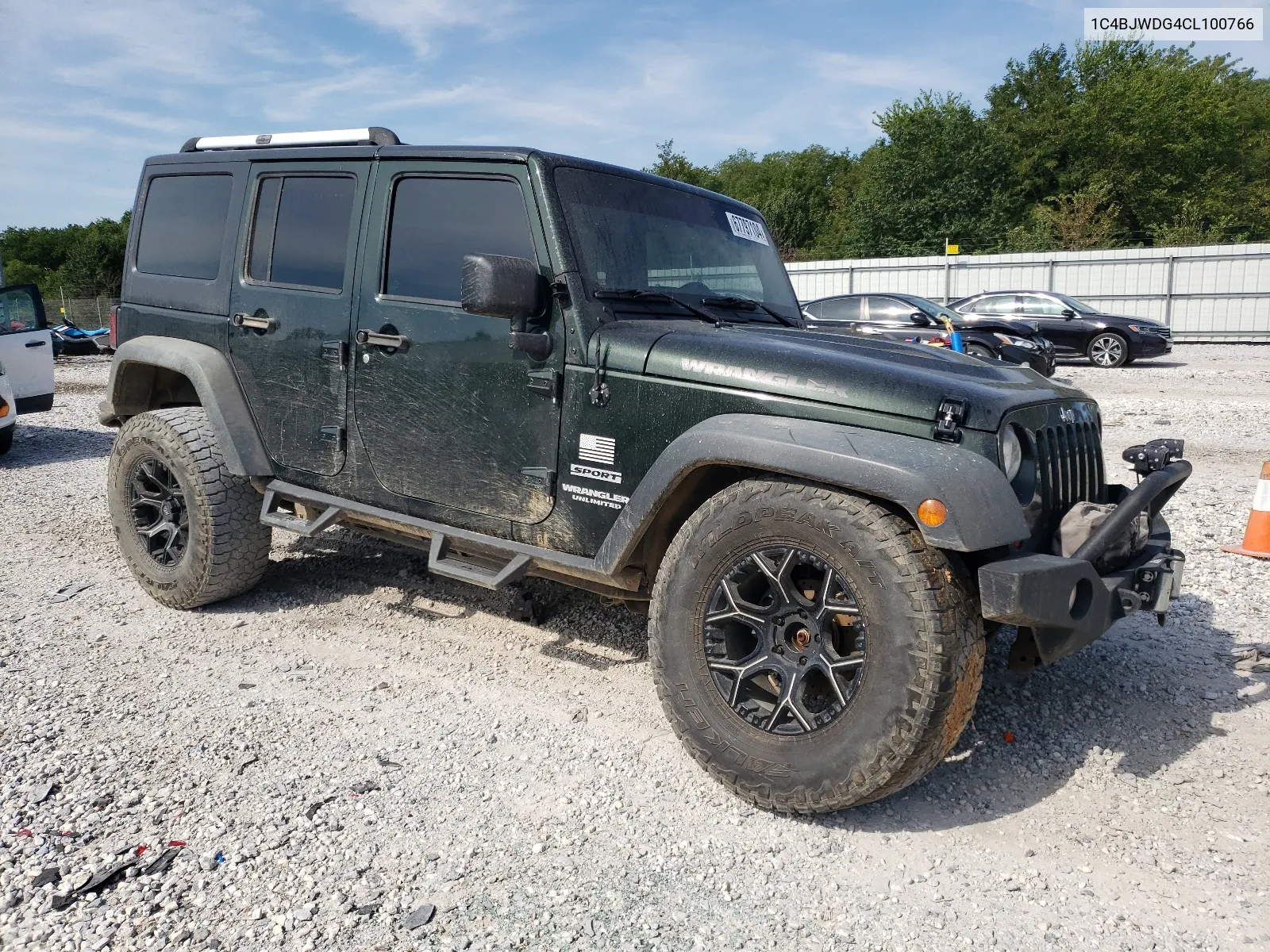 2012 Jeep Wrangler Unlimited Sport VIN: 1C4BJWDG4CL100766 Lot: 67797104