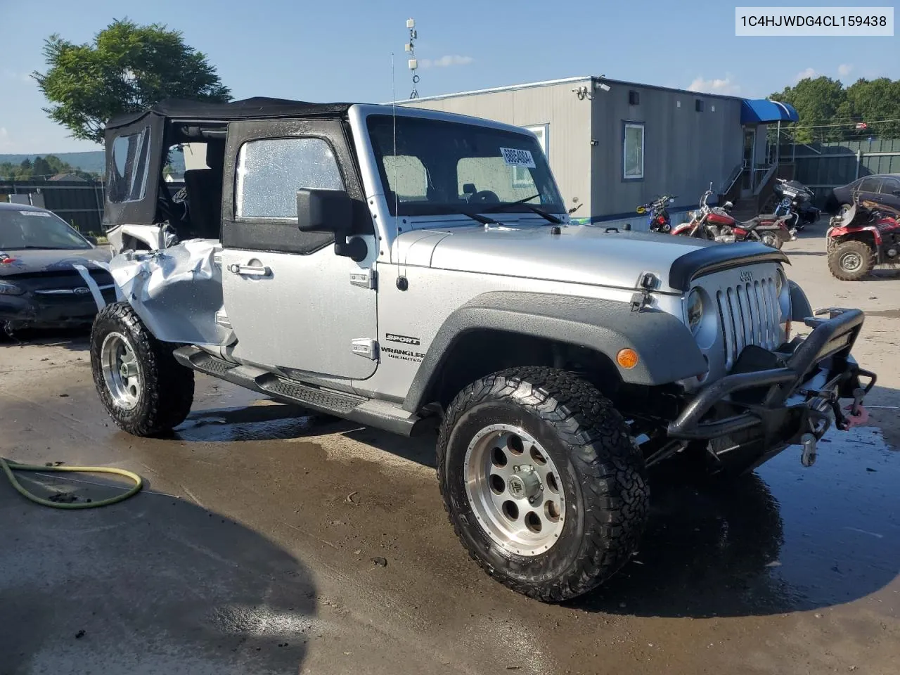 2012 Jeep Wrangler Unlimited Sport VIN: 1C4HJWDG4CL159438 Lot: 68054004