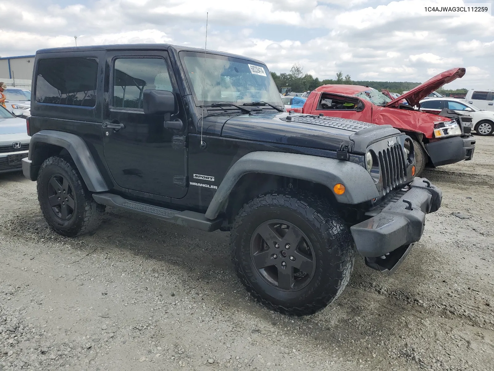 2012 Jeep Wrangler Sport VIN: 1C4AJWAG3CL112259 Lot: 68339414