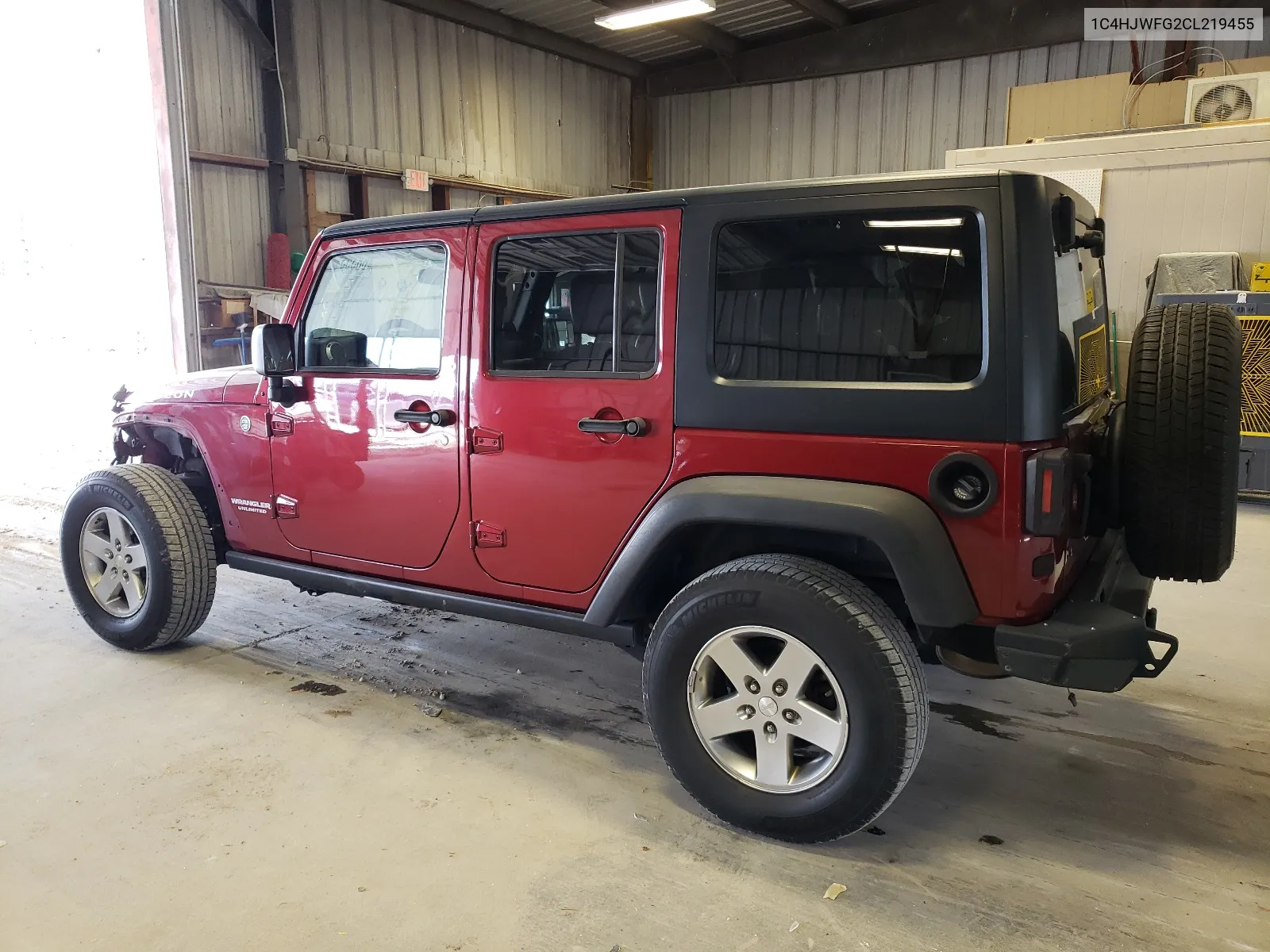 2012 Jeep Wrangler Unlimited Rubicon VIN: 1C4HJWFG2CL219455 Lot: 68353384