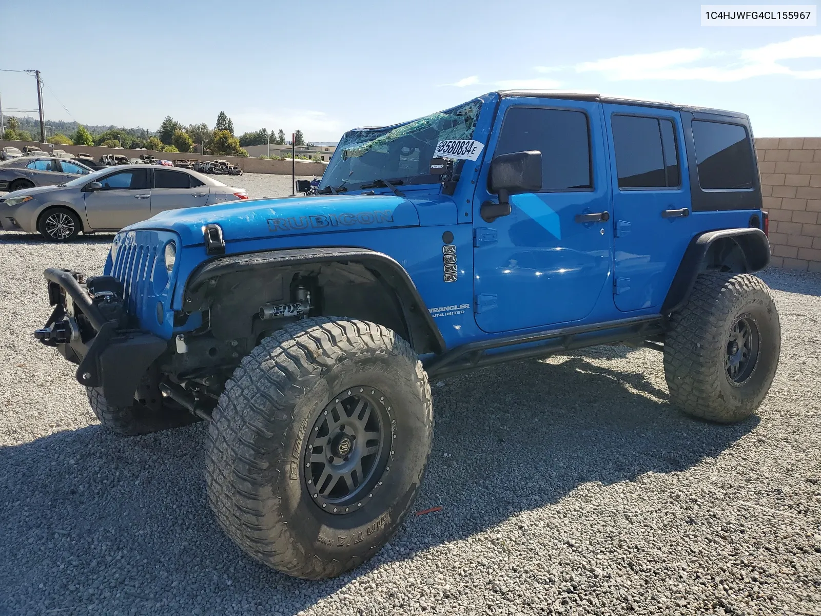 1C4HJWFG4CL155967 2012 Jeep Wrangler Unlimited Rubicon