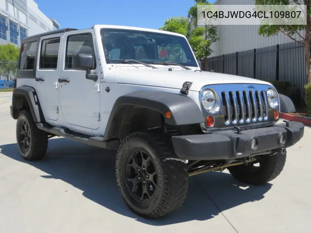 1C4BJWDG4CL109807 2012 Jeep Wrangler Unlimited Sport