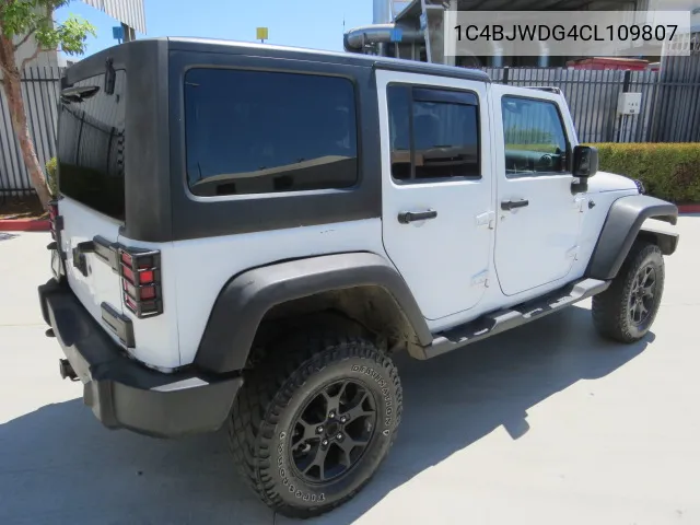 1C4BJWDG4CL109807 2012 Jeep Wrangler Unlimited Sport