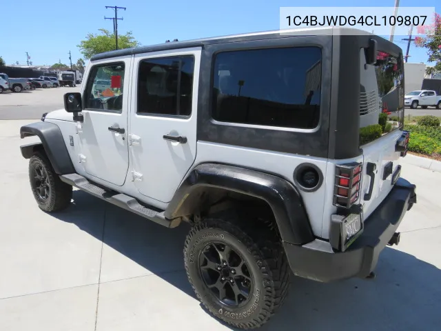 2012 Jeep Wrangler Unlimited Sport VIN: 1C4BJWDG4CL109807 Lot: 68726174