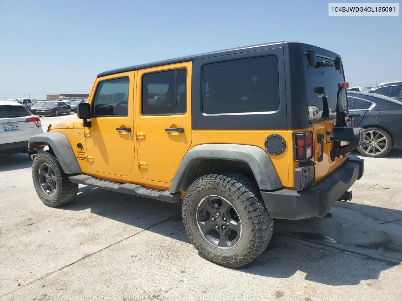 2012 Jeep Wrangler Unlimited Sport VIN: 1C4BJWDG4CL135081 Lot: 68765994