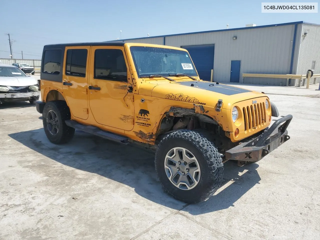 2012 Jeep Wrangler Unlimited Sport VIN: 1C4BJWDG4CL135081 Lot: 68765994