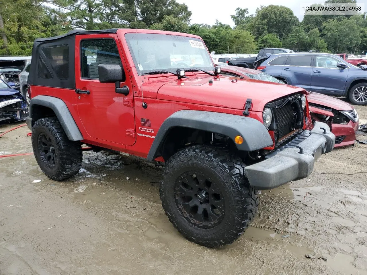 2012 Jeep Wrangler Sport VIN: 1C4AJWAG8CL204953 Lot: 69190644