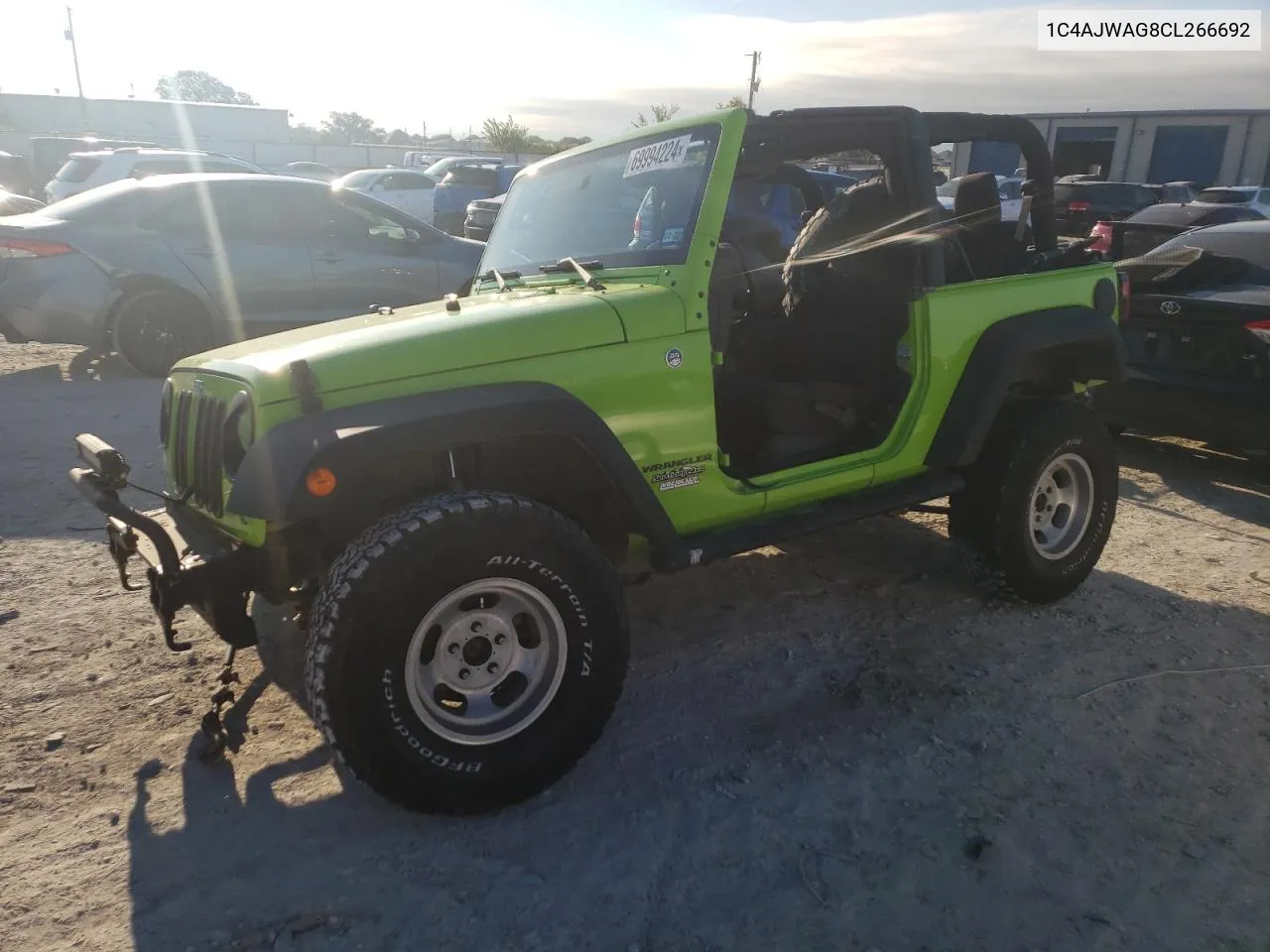 1C4AJWAG8CL266692 2012 Jeep Wrangler Sport