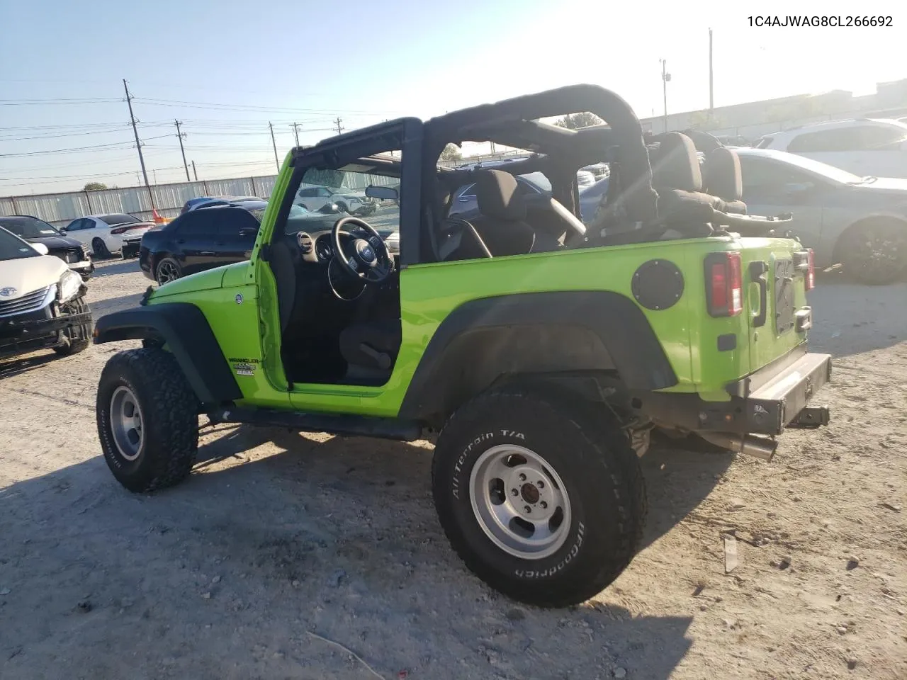 2012 Jeep Wrangler Sport VIN: 1C4AJWAG8CL266692 Lot: 69994224