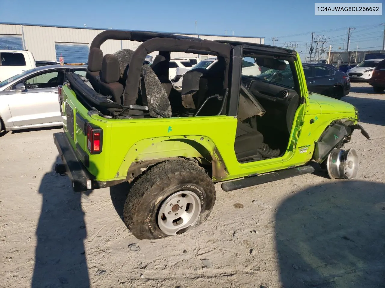 2012 Jeep Wrangler Sport VIN: 1C4AJWAG8CL266692 Lot: 69994224