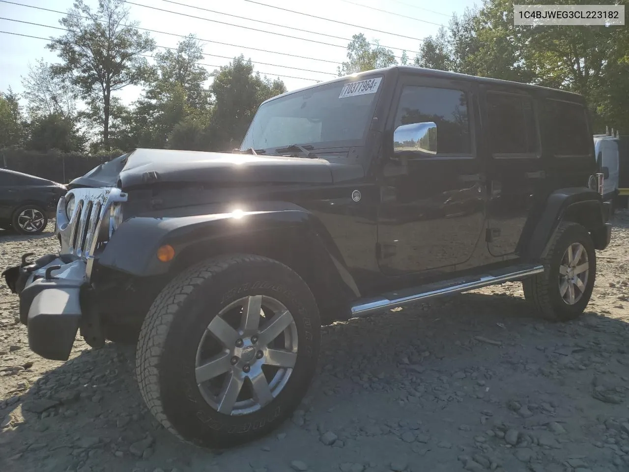 1C4BJWEG3CL223182 2012 Jeep Wrangler Unlimited Sahara