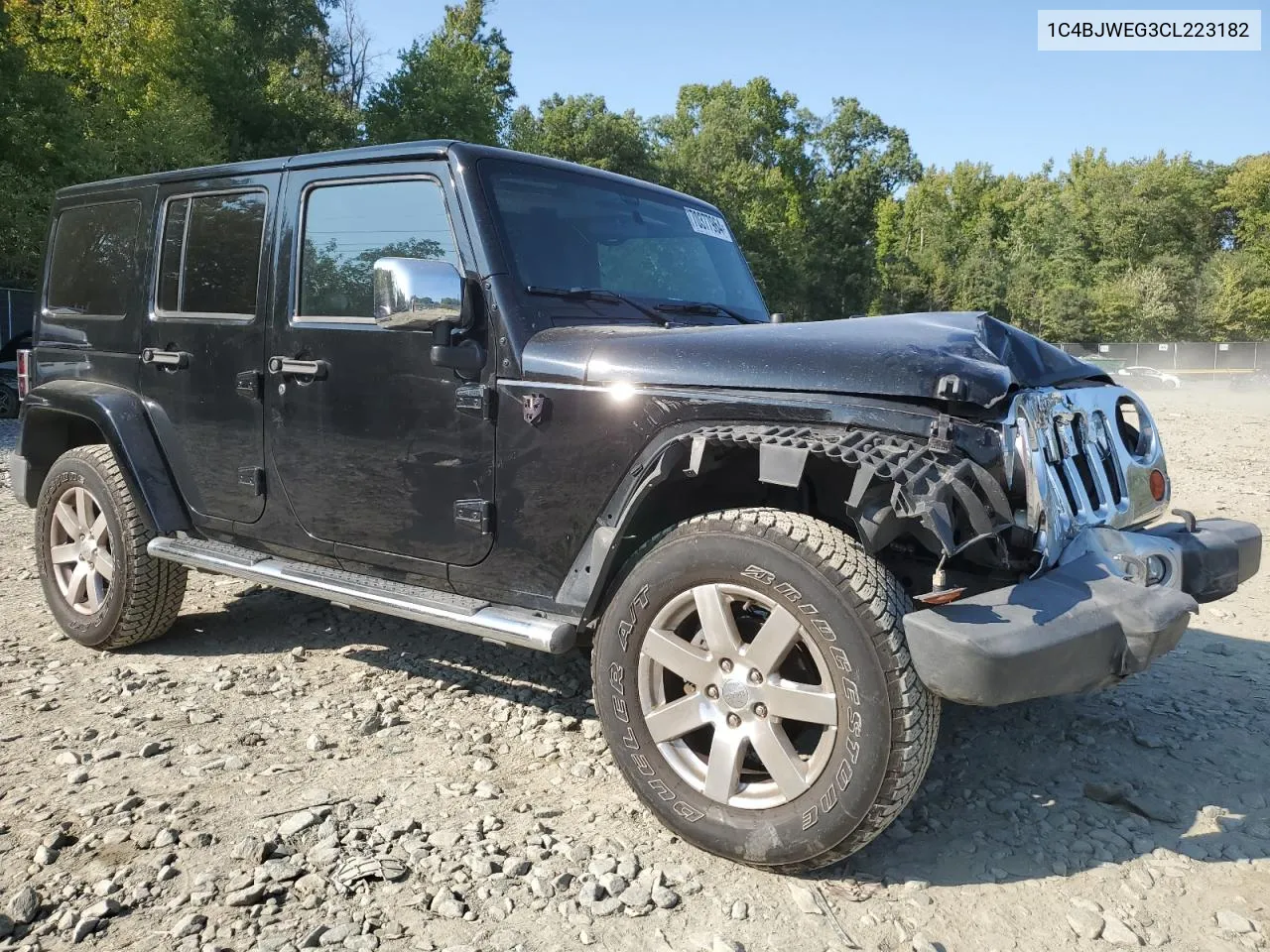 2012 Jeep Wrangler Unlimited Sahara VIN: 1C4BJWEG3CL223182 Lot: 70377964