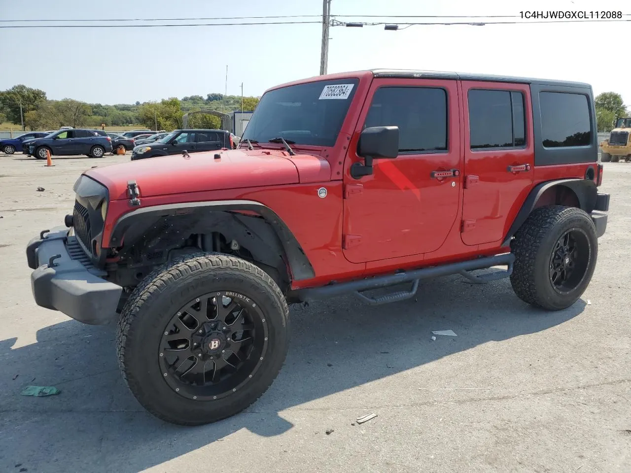 2012 Jeep Wrangler Unlimited Sport VIN: 1C4HJWDGXCL112088 Lot: 70582364